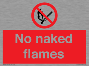 No naked flames
